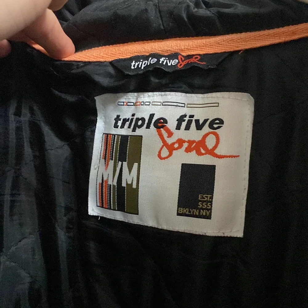 TRIPLE FIVE SOUL MEN INSULATED MOHAIR BLEND HOODED CARDIGAN SWEATER JACKET - Picture 3 of 7